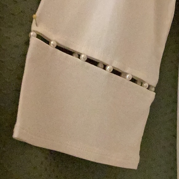 J.Jill Off White Knit Top size petite M - Picture 3 of 4